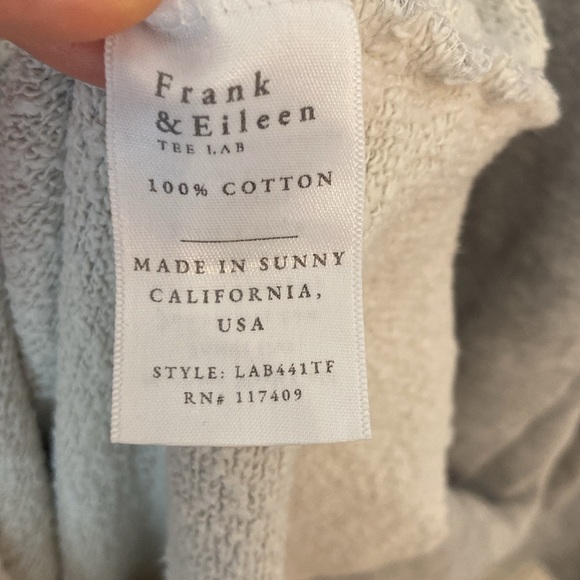 Frank & Eileen Heather Gray Nicole Long Sleeve Fleece Popover Polo Dress Size L - Picture 6 of 7